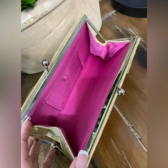 2004 Coach Limited Edition Vintage Kyoto Silk Framed Kisslock - Picture 4 of 11